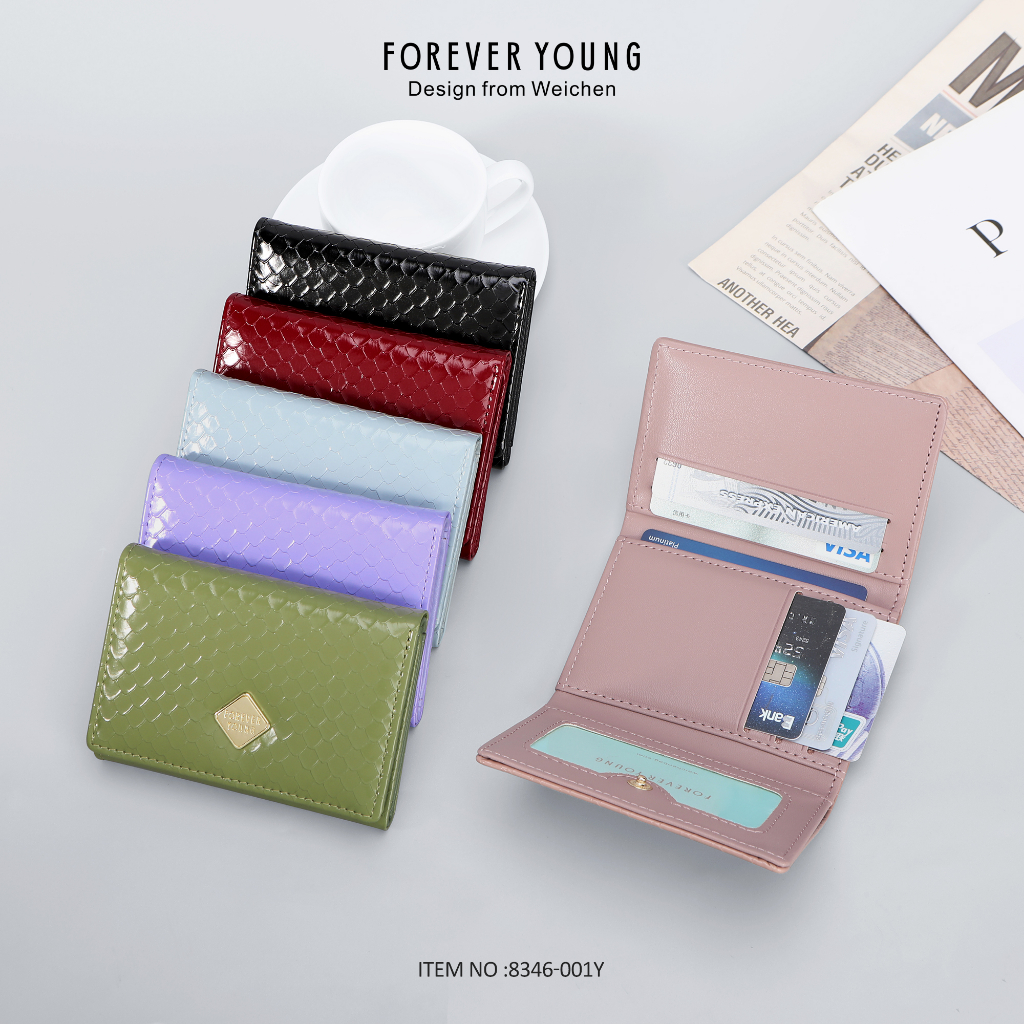 กระเป๋าสตางค์ perfect for you(forever young) กระเป๋าสตางค์ใบสั้น 3 พับ กระเป๋าผู้หญิง WGB91