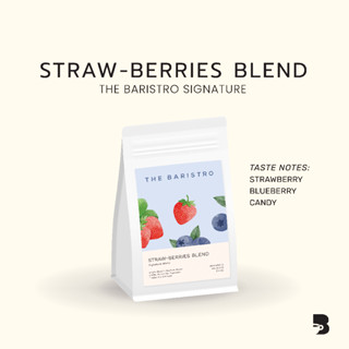 เมล็ดกาแฟ คั่วกลาง - Straw-Berries The Baristro Signature