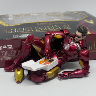 IRON MAN MK 4 mk4 SHF 3 Head &amp; Donuts 1/12 Action Figure 15 cm