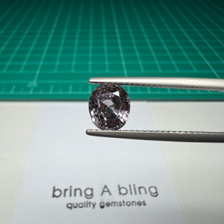 พลอย สปิเนล พม่า (Burma spinel) น้ำหนัก 2.15 ct (7.5x6.5x5.8mm) พลอยสวย ค่อนข้างสะอาด ไฟดี