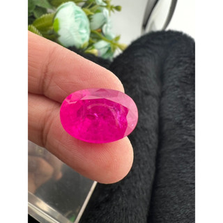 lab pink Ruby  13x18 mm 19 carats 1 pieces