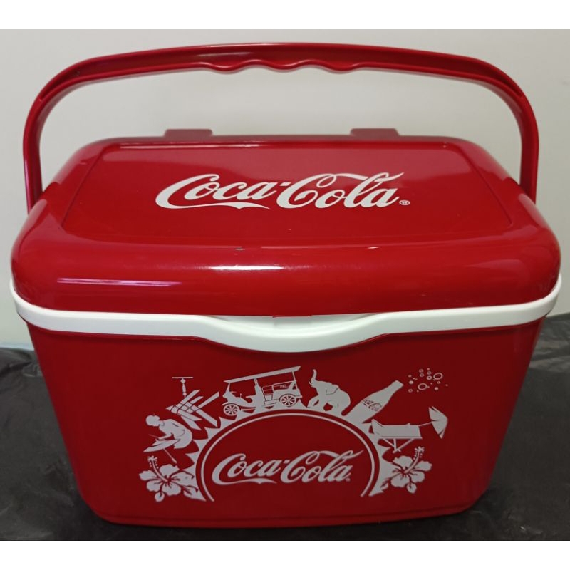 กระติก8ลิตรโค้ก Coke กว้าง33 ยาว20 สูง23 ซม.เก็บความเย็นได้ดี ผลิตจากพลาสติกPP Food Grade