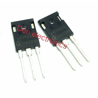 6R190C6  TO247  59A 650V MOSFET N-Fet มอสเฟต IGBT ทรานซิสเตอร์ สินค้าพร้อมส่ง (ราคา1ตัว)