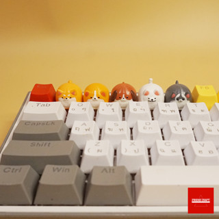 Keycaps คีย์แคป Set น้องหมาตัวกลม งาน Handmade