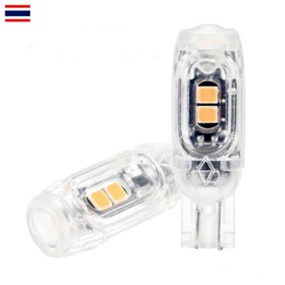 ไฟเลี้ยวแฟลช LED กระพริบเร็ว T10 แสงสีส้ม ขั้วเสียบ 1 คู่ (2หลอด) DC12V. ส่งจากไทย