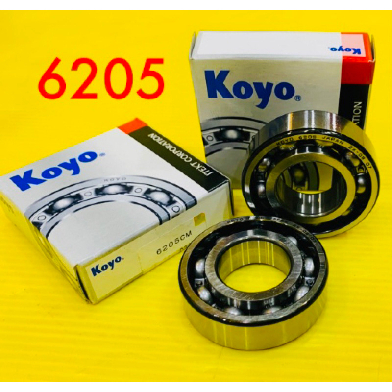 ลูกปืน 6205 Koyo (ลูกปืนข้อเหวี่ยง Y100,rc100 ,jr120 2ลูก) : KOYO