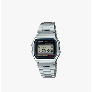 CASIO นาฬิกาข้อมือผู้ชาย รุ่น A158WA-1DF Classic Silver