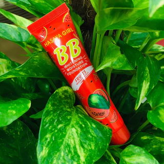 H6079 🍉🍉ครีมแตงโมBB HASAYA GIRL แบบหลอดบีบ สินค้าพร้อมส่งค่า