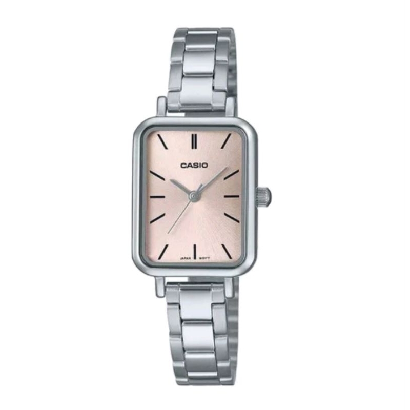 นาฬิกาผู้หญิงสายสแตนเลสCASIOแท้รุ่นLTP-V009Dของแท้ 100%รับประกันสินค้า 1 ปีเต็ม