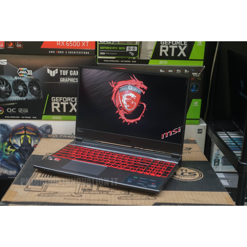 โน๊ตบุ๊คเล่นเกมมือสอง MSI Alpha 15 A3DD-014TH R7 3750H RAM 16 GB M.2 512GB RX5500M 15.6" 120Hz