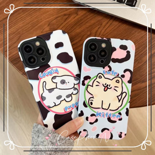 เคสไอโฟน iphone 11 14 Pro Max ลายครีม น่ารัก สาว ลูกหมาลูกแมว ป้องกันการตก เคส iphone 12 13 Pro Case for iPhone