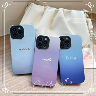 เคสไอโฟน iphone 11 14 Pro Max เรียบง่าย ไฮโซ ไล่ระดับ ขอบเต็ม ป้องกันการตก เคส iphone 11 14 Pro Max Case for iPhone