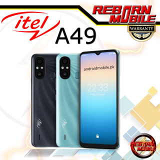 [NEW] Itel A49 (2+32GB) มือถือจอใหญ่ 6.6"HD+ แบต 4000 mAh กล้อง 5MP+AI สแกนลายนิ้วมือ // ประกันศูนย์ไทย 1 ปี RebornMobie