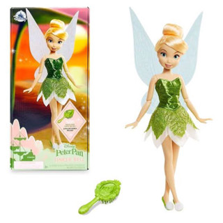 Disney Store Official Tinkerbell Classic Doll for Kids, Peter Pan, 10 Inches