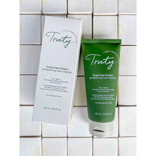 Truti Simply Green Solution pH Balancing Foam Cleanser (120ml./4.05fl.oz.) 🇰🇷💦 ของแท้💯