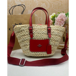 Coach SMALL STRAW TOTE CJ519