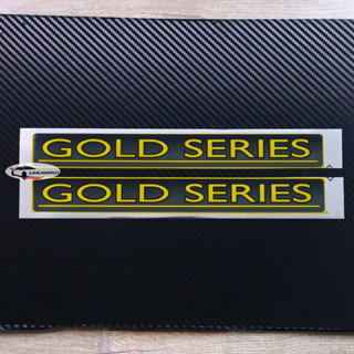 1 คู่ sticker สติ๊กเกอร์ ลาย GOLD SERIES สีทอง สำหรับ อีซูซุ ดีแม็กซ์ ISUZU D-MAX GOLD SERIES 2007 ขึ้นไป