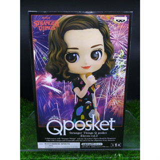 (ของแท้ รุ่น2) อีเลเว่น สเตรนเจอร์ ธิงส์ Q Posket Stranger Things Netflix - Eleven vol.2