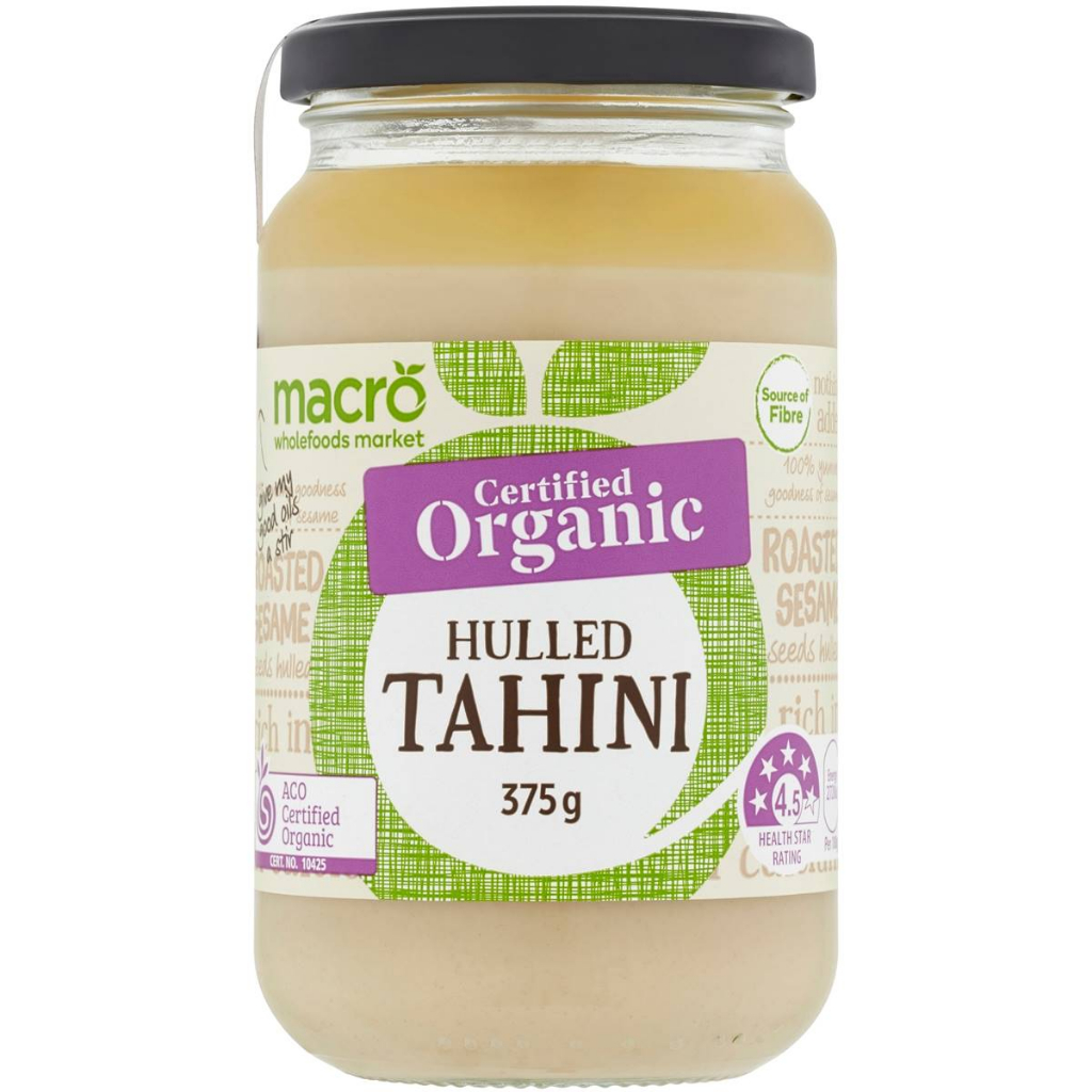 สเปรด อินทรีย์ มาโคร 375 G./Organic Hulled Tahini Spread Macro 375 G.
