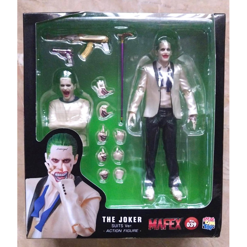 มือ2 Mafex 039 the Joker suicide squad DC action figure 1/12 Mafex no.039