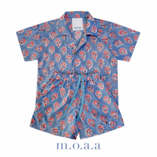 Lehla Boy Playsuit in Iceberg | Moaa Collection