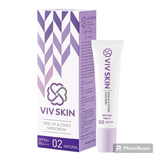 VIV SKIN Tone up &amp;Cover Sunscreen กันแดด วิฟสกิน ของแท้ 100%