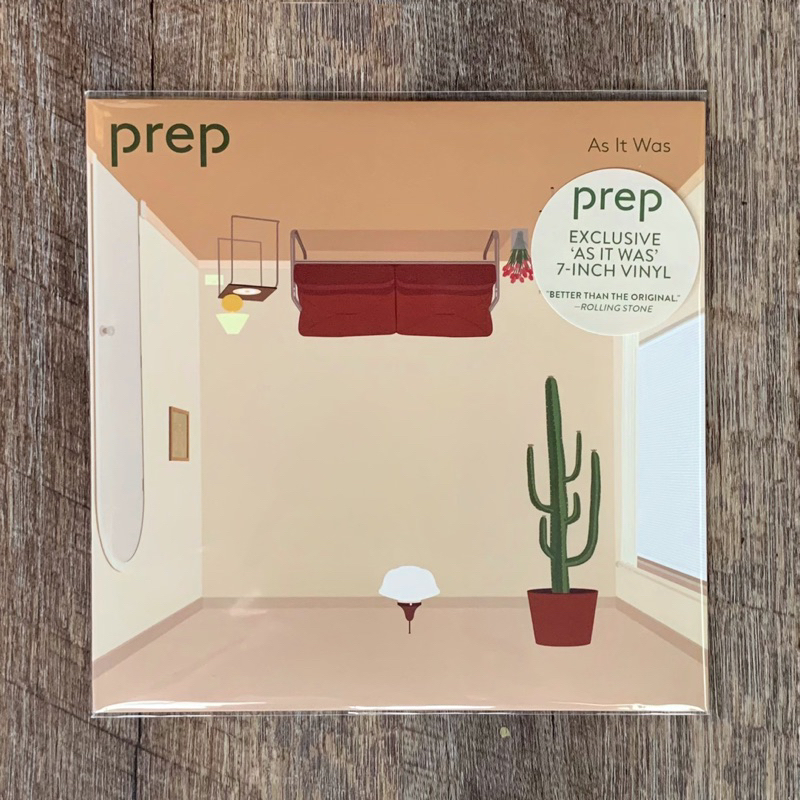 แผ่นเสียง Prep vinyl lp as it was7” มือ1 (sealed)