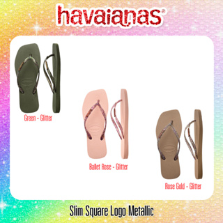 Havaianas Collection รองเท้าแตะ รองเท้าผู้หญิง Slim Square 4148257-0076 / 4148257-3581 / 4148257-0869 (1290)