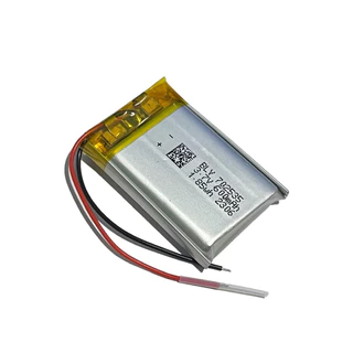702535 600mAh 3.7v Battery Lithium Polymer แบตเตอรี่ MP3 MP4 Bluetooth GPS แบตกล้องหน้ารถ แบตลำโพง แบตหูฟัง BluetoothDIY