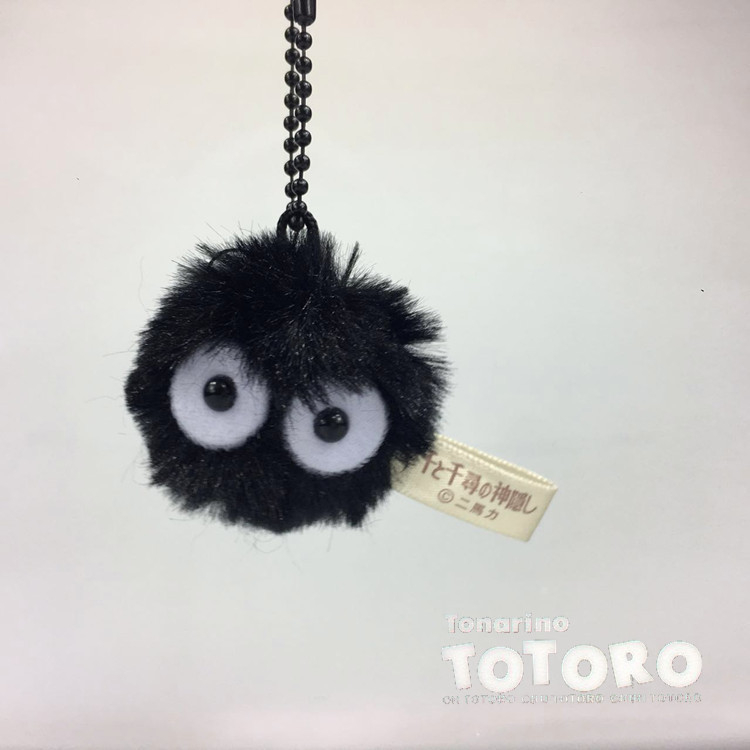 พร้อมส่ง ของแท้ พวงกุญแจ Hayao Miyazaki Totoro Spirited Awayถ่านหินสีดำBallโทรศัพท์มือถือกรณี ราคา ถูกที่สุด ดีลบีเคเค แกลเลอรีภาพที่ 3