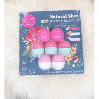 eos Organic Natural Shea Smooth Lip Balm ลิปบาล์ม ออร์แกนิค จาก eos ลิปไข่ ขนาด 7g Made in USA 🇺🇸 แท้