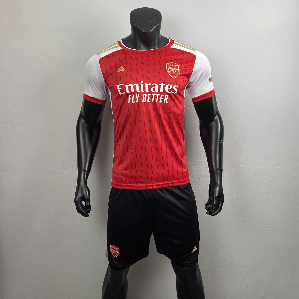 ชุดฟุตบอล ชุดกีฬา ชุดออกกำลังกายผู้ใหญ่ ทีม Arsenal เสื้อ+กางเกง เกรด A