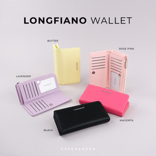 (ใช้โค้ด:BAIPOR200ลด138.-) [Longfia] Caseharden Longfiano Wallet กระเป๋าสตางค์ใบยาว ซิปรอบ