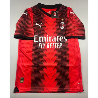 เสื้อบอล แฟนบอล เอซี มิลาน เหย้า 2023-24 AC Milan Home 2023