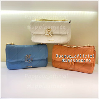 LYN กระเป๋าสะพายข้าง รุ่น Gaston Crossbody S :  LL23FBF009 ชอปแท้ 100% พร้อมถุงผ้า และถุงกระดาษ