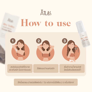 🆕🎉ATLAS - Dry Valley Antiperspirant (สเปรย์ระงับเหงื่อ ระงับกลิ่นกาย) ขนาด 50 ml. ⭐️