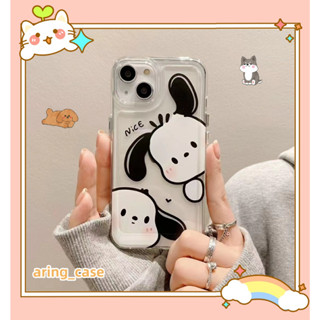 🎁ส่งของขวัญ🎁เคสไอโฟน สำหรับ 11 14 for iPhone Case 13 12 Pro Max น่ารัก แฟชั่น ลูกสุนัข กันกระแทก เคสนิ่ม เคสโทรศัพท์