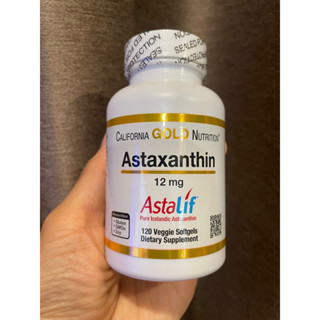 Exp   4/25 Astaxanthin 12 mg California Gold Nutrition 120 softgelsแท้ 💯 % 🇺🇸 พร้อมส่ง มีแบ่งขาย 10 เม็ดและ 20 เม็ดนะคะ