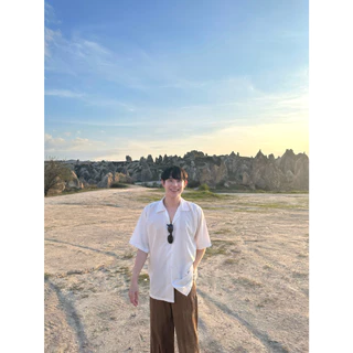 [ส่งทันที กทม.1 วัน] SEOULSHIRTS S1: (ไซซ์ใหญ่ 3XL-4XL / ไซซ์เล็ก S) เสื้อเชิ้ตเกาหลี แขนสั้น สีพื้น มีไซซ์ S-4XL ชาย/หญ
