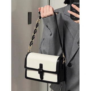 กระเป๋าเกาหลี กระเป๋าสะพายข้าง กระเป๋าผู้หญิง กระเป๋าหนัง สีธรรมดา PU bag