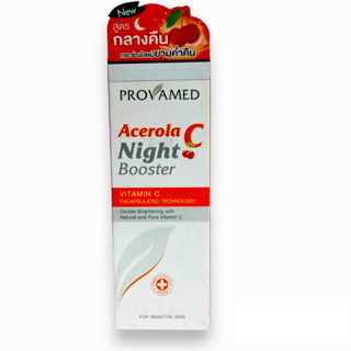 7263Provamed Acerola C Night Booster  vitamin C 15 ml สูตรกลางคืนExp05/01/24