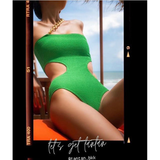 TanTan green swimsuit sizeL