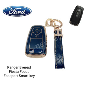 เคสกุญแจรีโมทรถยนต์ Tpu สําหรับ รถรุ่น Ford Ranger Everest Fiesta Focus Ecosport Smart key