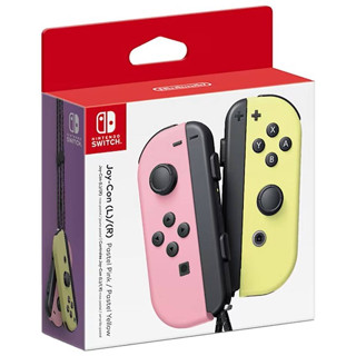 [อุปกรณ์เสริม] NEW!! Nintendo Switch Joy-Con Controllers (Pastel Pink / Pastel Yellow) ของแท้