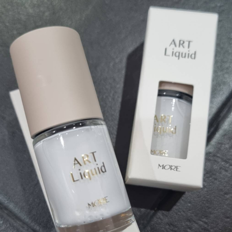 แยกขายสีเจล🇰🇷 MORE Gel 'ART Liquid' Pure White สีขาวTint (สีinkแห้งโดยไม่ต้องอบ)ของแท้จากเกาหลี