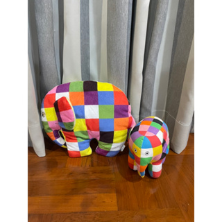 Elmer The patchwork elephant หมอน ตุ๊กตา ช้างเอลเมอร์ งานลิขสิทธิ์ แท้