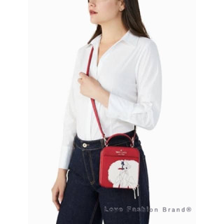 👑ผ่อน0%~แท้100%👑 กระเป๋าสะพาย KATE SPADE  Disney X Kate Spade New York Vanity Cruella Crossbody Bag  #K8097