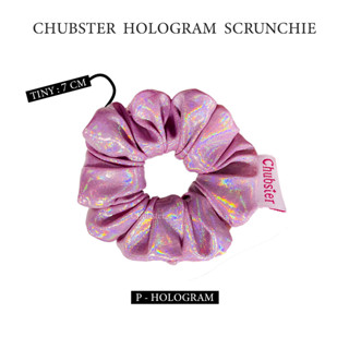 P - Hologram Scrunchie ยางมัดผม (จิ๋ว) ผ้าโฮโลแกรม