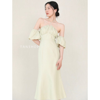 TANSSHOP - JAMILLE IRIS DRESS #D1730 ชุดเดรสออกงาน เดรสไปงานแต่ง