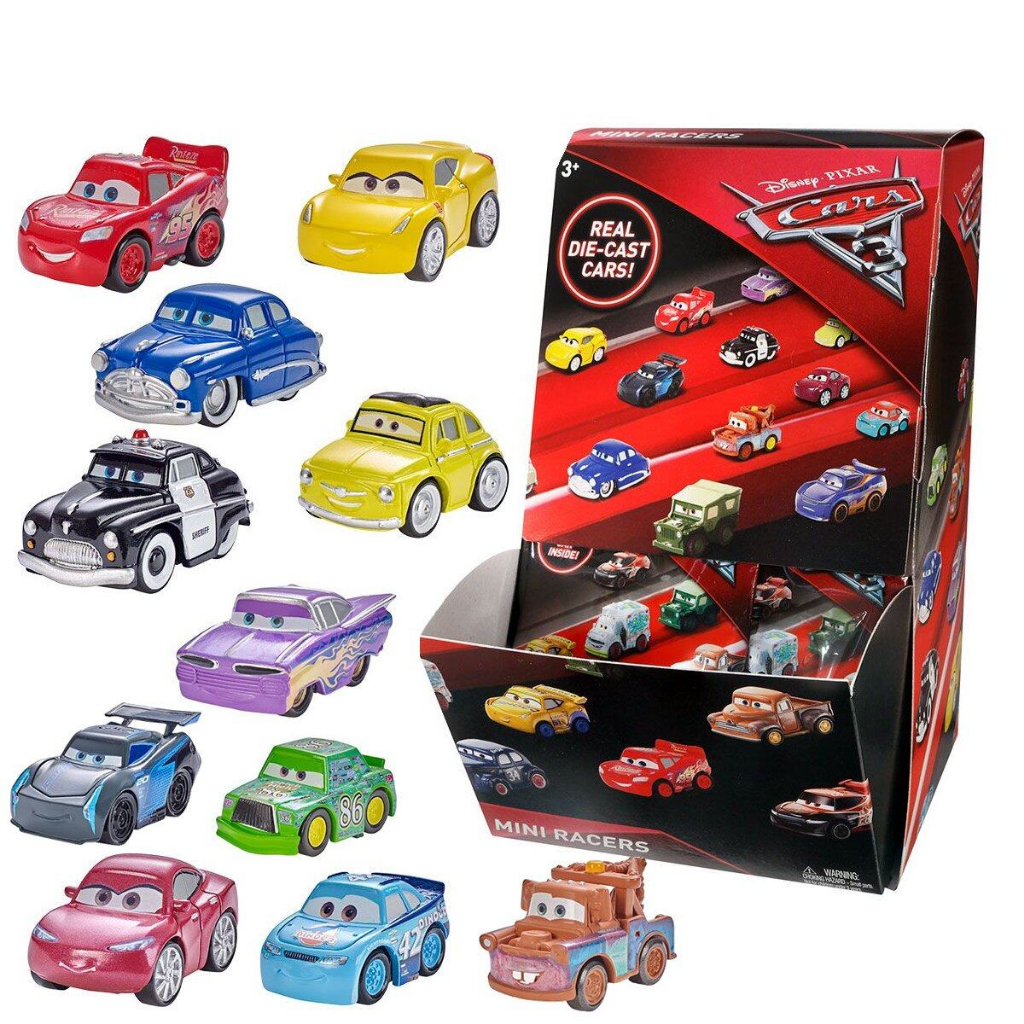 DISNEY THE CARS รุ่น MINIRACER CAR ลิขสิทธิ์แท้ ซองสุ่มเลือกรถได้